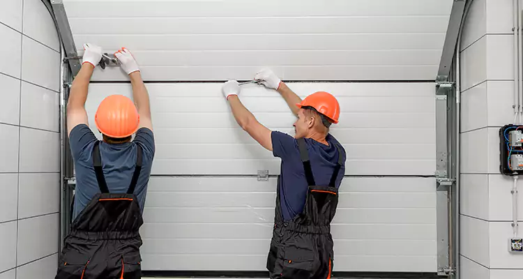 Garage Door Bottom Panel Repair in Holiday, FL
