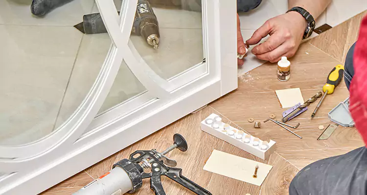 Interior Patio Door Casing Repair in Holiday, FL